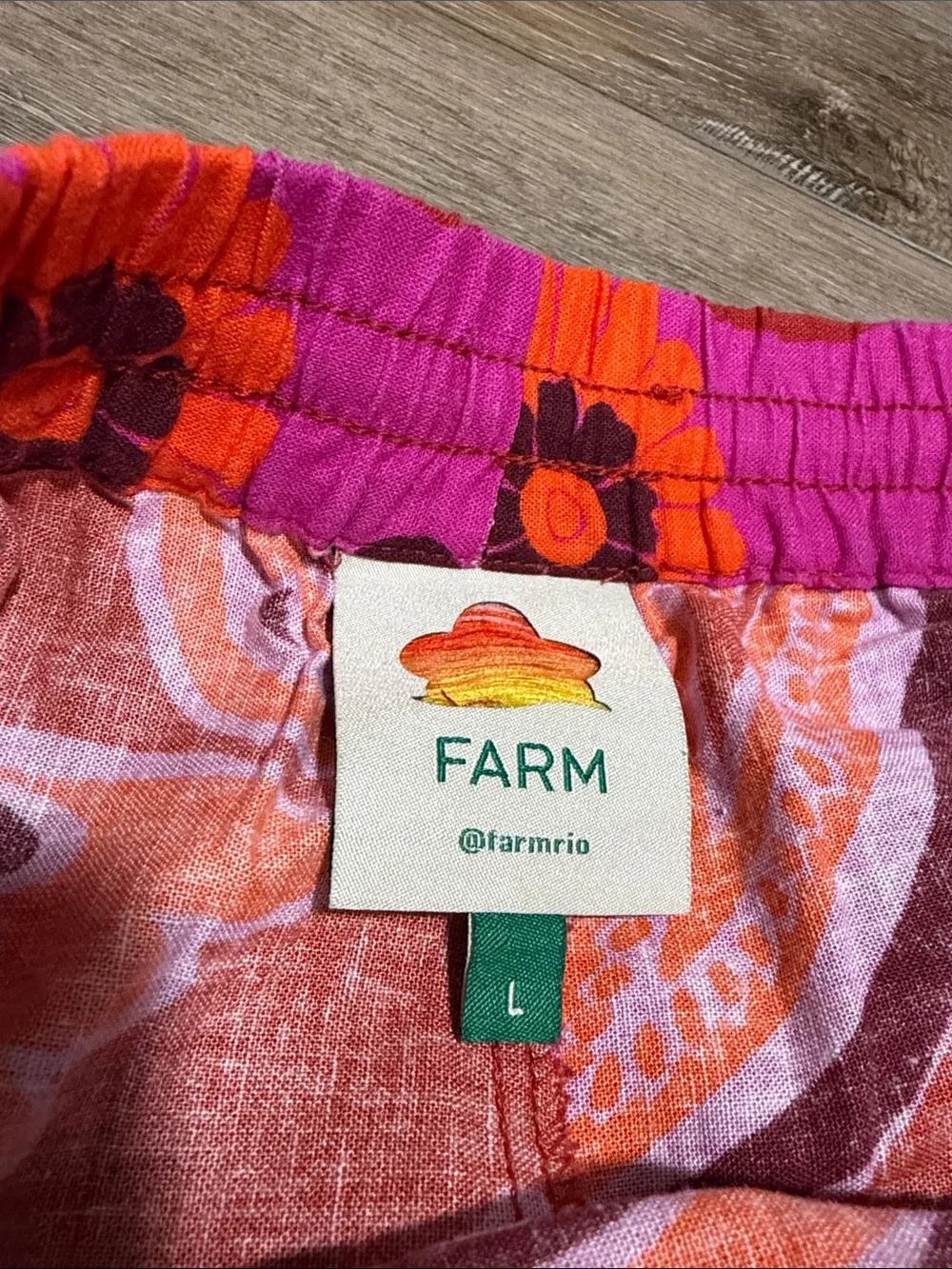 Farm Rio Linen Blend Shorts